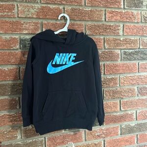 Nike Boys Size 6M Hoodie Sweater Black